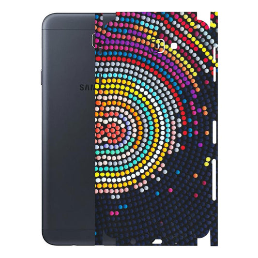 Samsung M/F/Note/Flip and C Phone Skins (All Models) - Rainbow Dot Mandala - Matte Finish (M-97) Samsung Galaxy J7 Prime