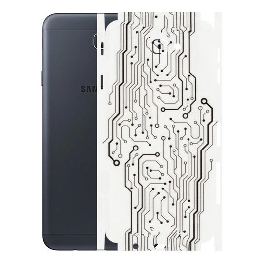 Samsung M/F/Note/Flip and C Phone Skins (All Models) - Tech Circuits - Transparent Finish (T-03) Samsung Galaxy J7 Prime