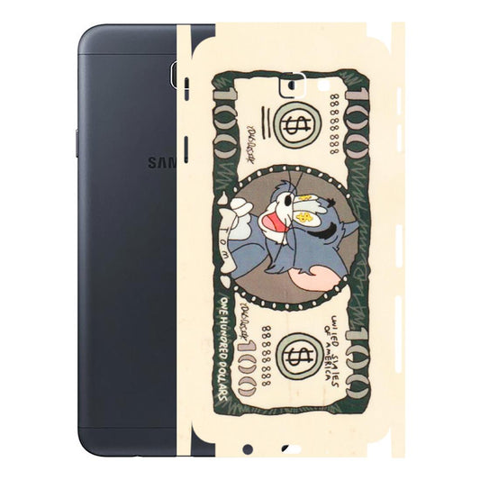Samsung M/F/Note/Flip and C Phone Skins (All Models) - One Hundred Dollar Tom - Transparent Finish (T-16) Samsung Galaxy J7 Prime