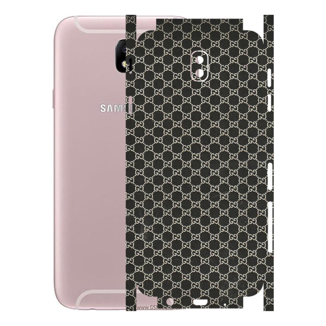 Samsung M/F/Note/Flip and C Phone Skins (All Models) - Black G Print - 3D Embossed Finish (L-109) Samsung Galaxy J7 Pro