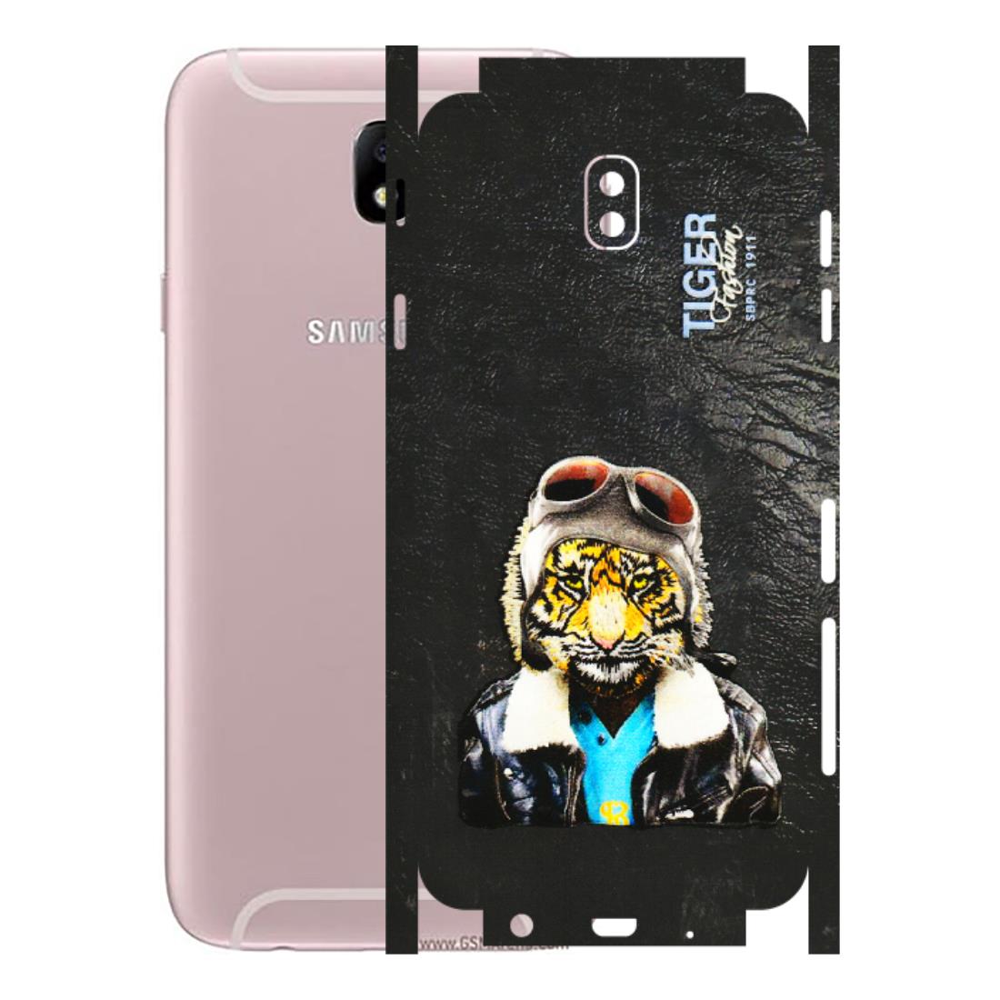 Samsung M/F/Note/Flip and C Phone Skins (All Models) - Rider Tiger - 3D Embossed Finish (L-113) Samsung Galaxy J7 Pro