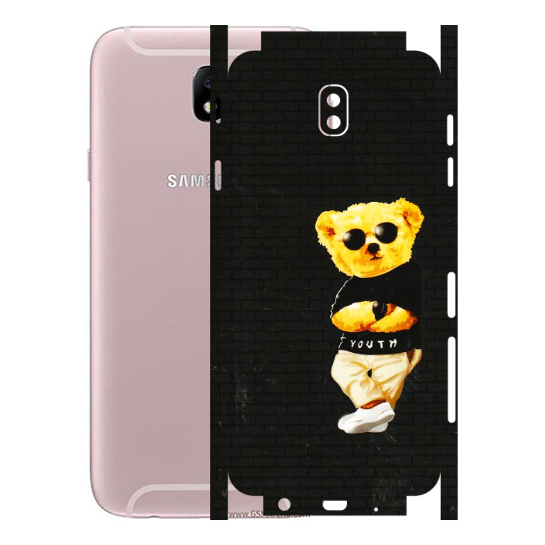 Samsung M/F/Note/Flip and C Phone Skins (All Models) - Classy Teddy Bear - 3D Embossed Finish (L-116) Samsung Galaxy J7 Pro