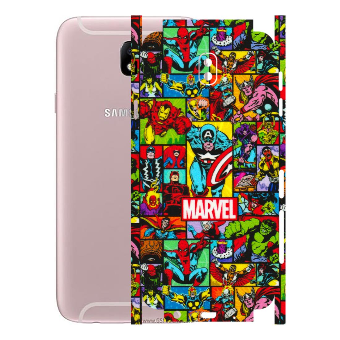 Samsung M/F/Note/Flip and C Phone Skins (All Models) - MARVELOUS Comic Characters - 3D Embossed Finish (L-129) Samsung Galaxy J7 Pro