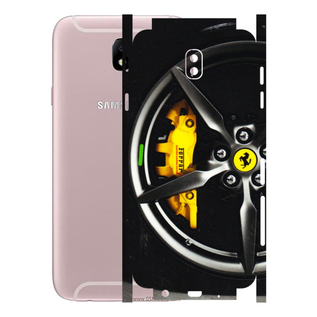 Samsung M/F/Note/Flip and C Phone Skins (All Models) - Ferrari Wheel Alloy - 3D Embossed Finish (L-173) Samsung Galaxy J7 Pro