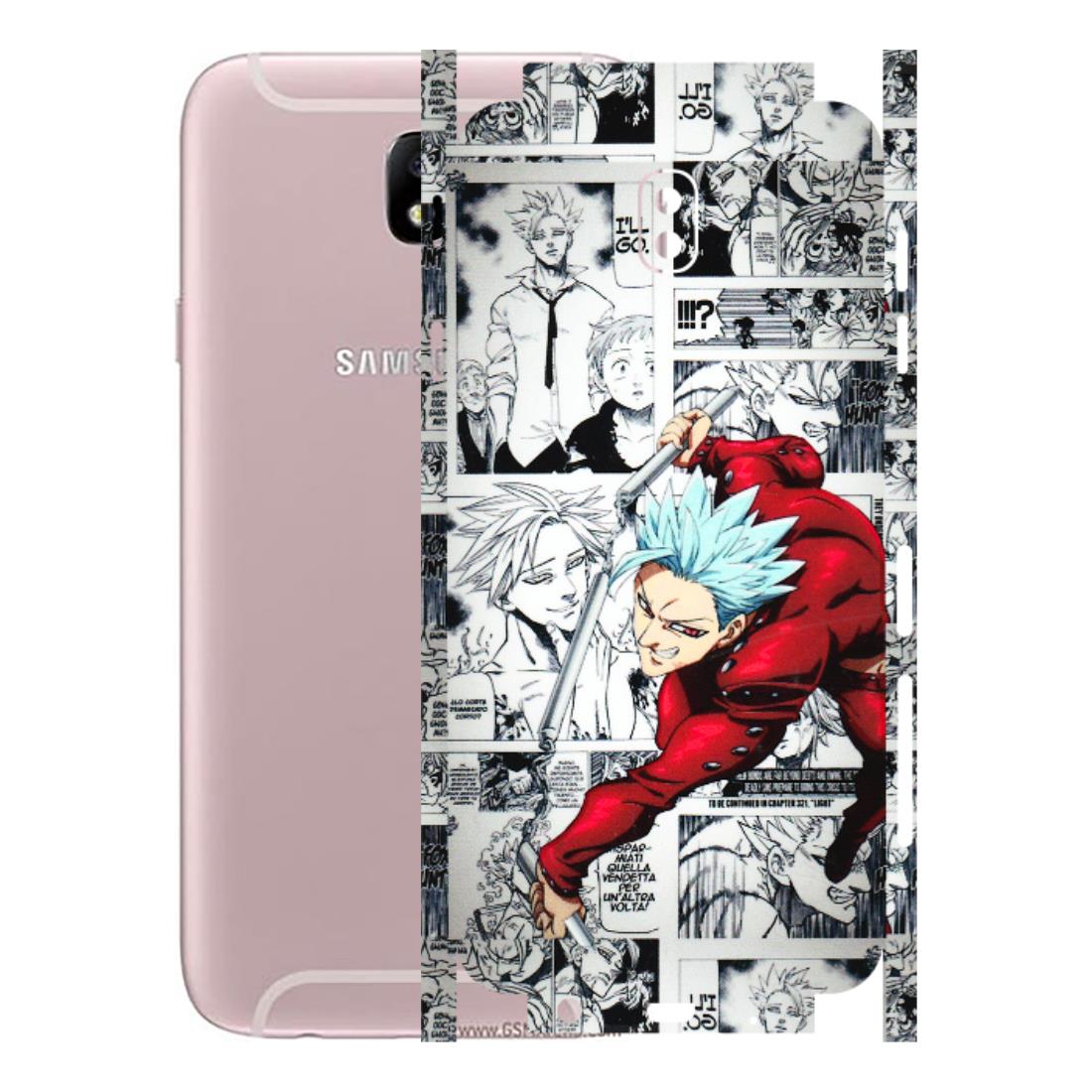 Samsung M/F/Note/Flip and C Phone Skins (All Models) - Anime Comic - 3D Embossed Finish (L-192) Samsung Galaxy J7 Pro