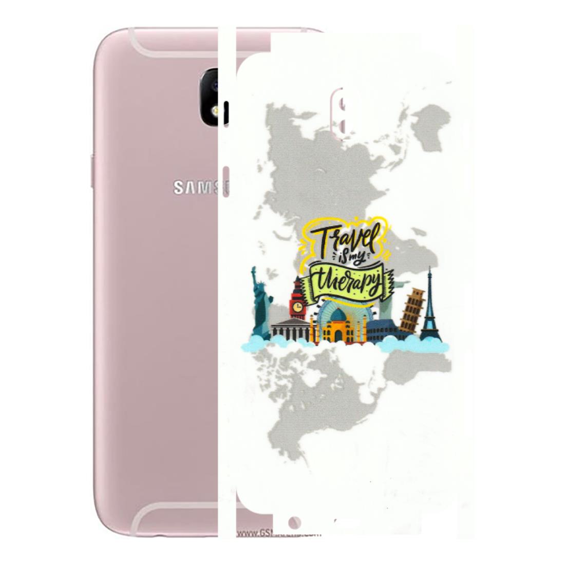Samsung M/F/Note/Flip and C Phone Skins (All Models) - Travel Therapy - 3D Embossed Finish (L-199) Samsung Galaxy J7 Pro