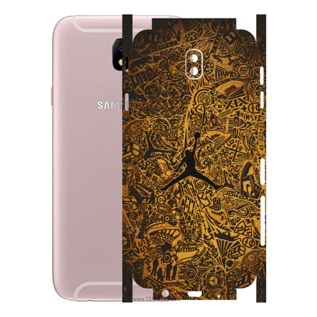 Samsung M/F/Note/Flip and C Phone Skins (All Models) - Premium Gold Basketball Player - 3D Embossed Finish (L-236) Samsung Galaxy J7 Pro
