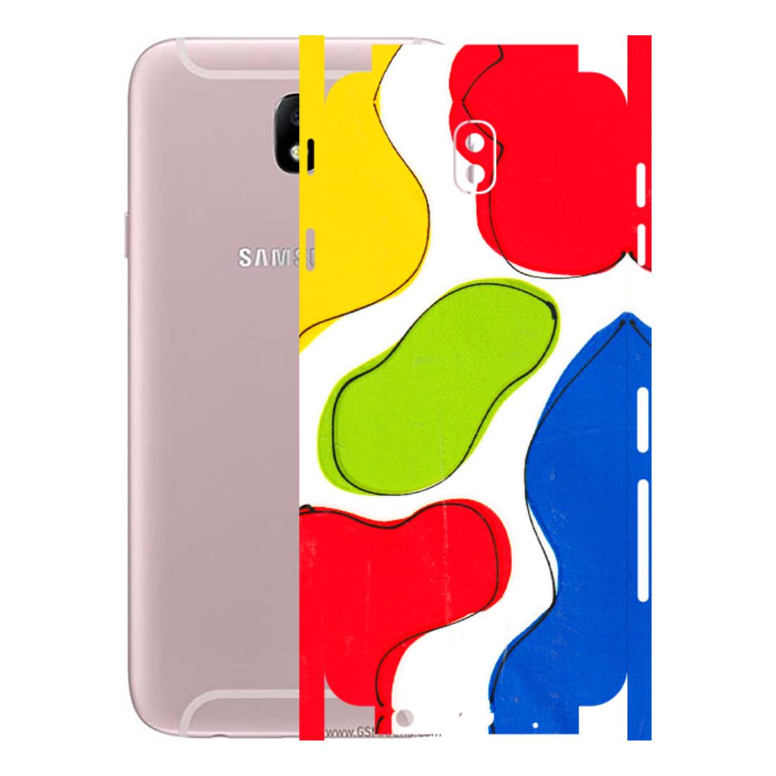 Samsung M/F/Note/Flip and C Phone Skins (All Models) - RGB Colour Paint - 3D Embossed Finish (L-284) Samsung Galaxy J7 Pro