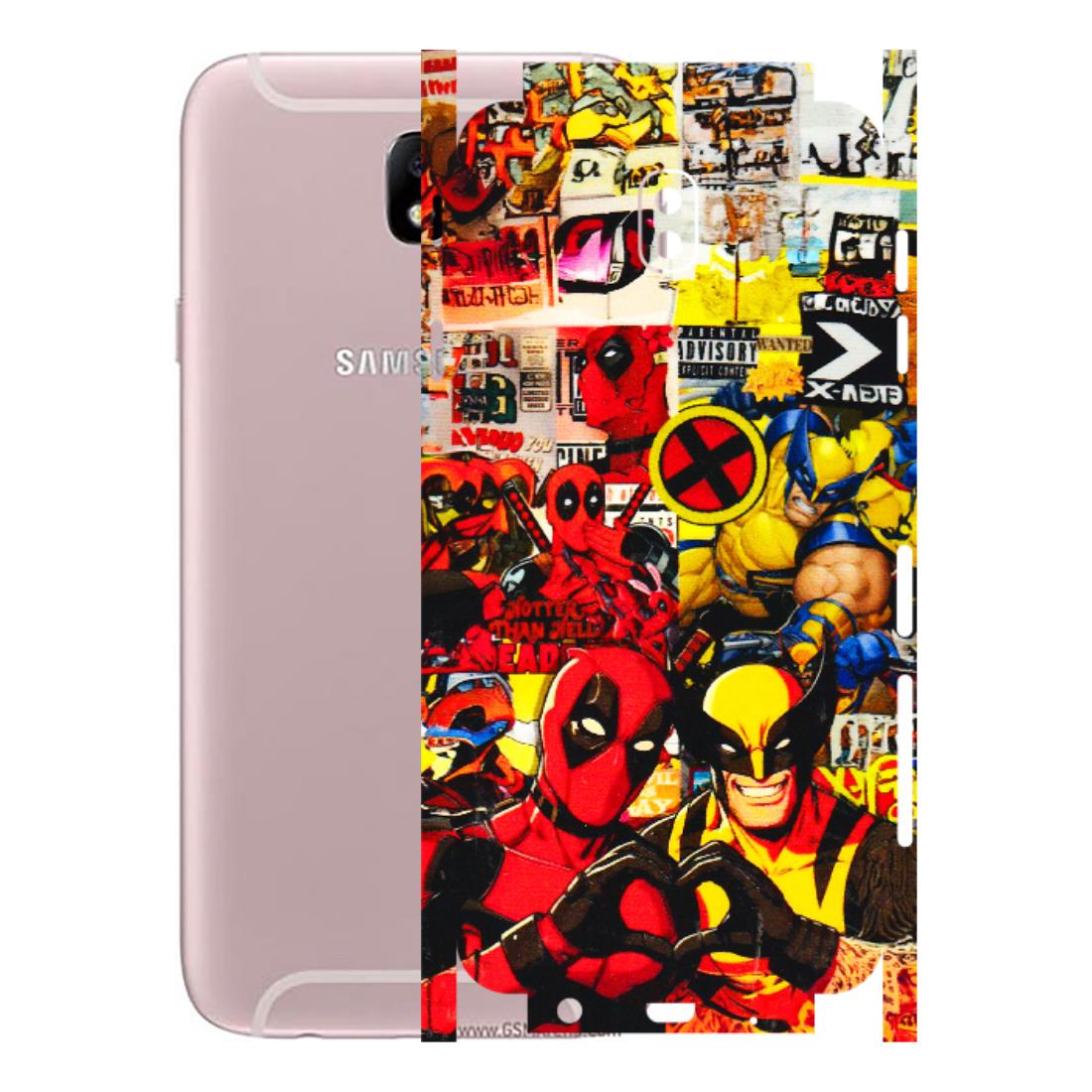 Samsung M/F/Note/Flip and C Phone Skins (All Models) - Spidy Wolverine - 3D Embossed Finish (L-310) Samsung Galaxy J7 Pro