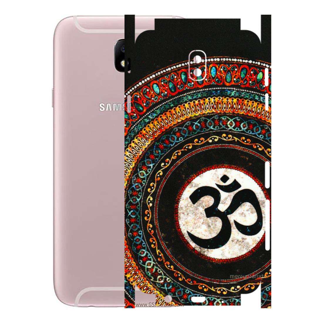Samsung M/F/Note/Flip and C Phone Skins (All Models) - Aum Chant Abstract - 3D Embossed Finish (L-42) Samsung Galaxy J7 Pro