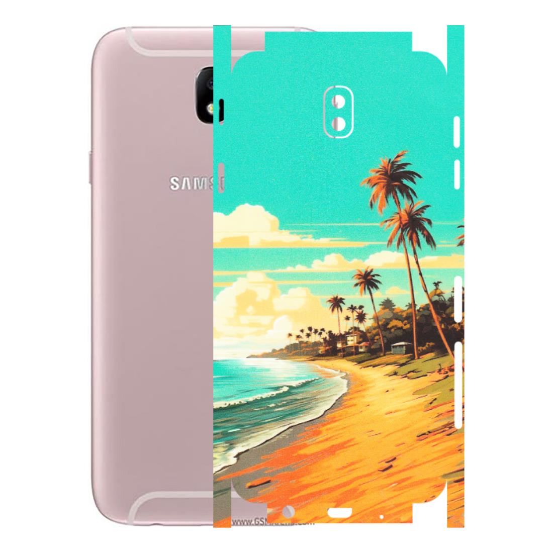 Samsung M/F/Note/Flip and C Phone Skins (All Models) - Miami Beach - Matte Finish (M-136) Samsung Galaxy J7 Pro