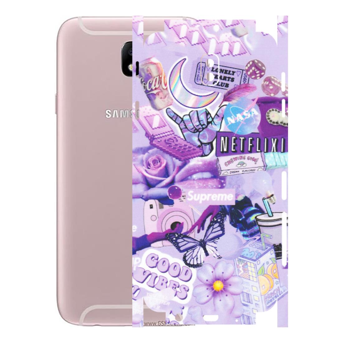 Samsung M/F/Note/Flip and C Phone Skins (All Models) - Supreme Purple Magic - Matte Finish (M-88) Samsung Galaxy J7 Pro
