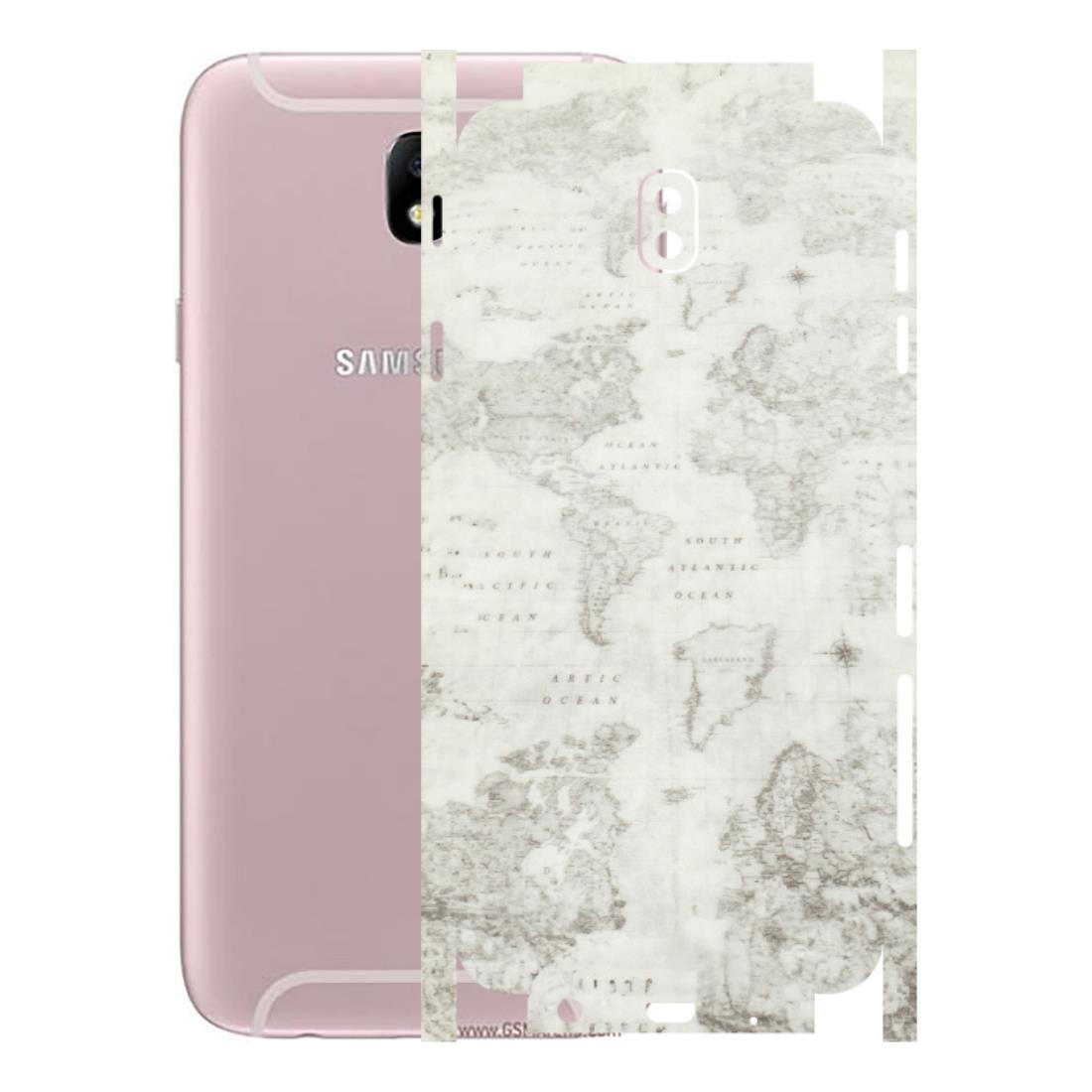 Samsung M/F/Note/Flip and C Phone Skins (All Models) - World Travel Map - Transparent Finish (T-04) Samsung Galaxy J7 Pro