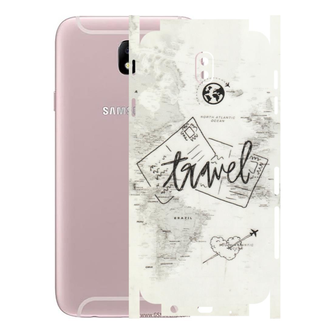 Samsung M/F/Note/Flip and C Phone Skins (All Models) - Travel Ticket - Transparent Finish (T-06) Samsung Galaxy J7 Pro