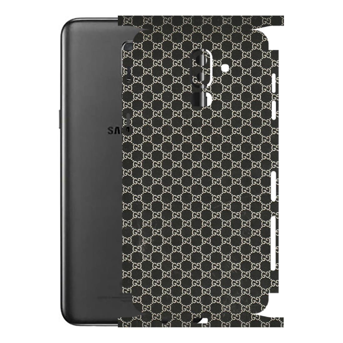 Samsung M/F/Note/Flip and C Phone Skins (All Models) - Black G Print - 3D Embossed Finish (L-109) Samsung Galaxy J8 2018