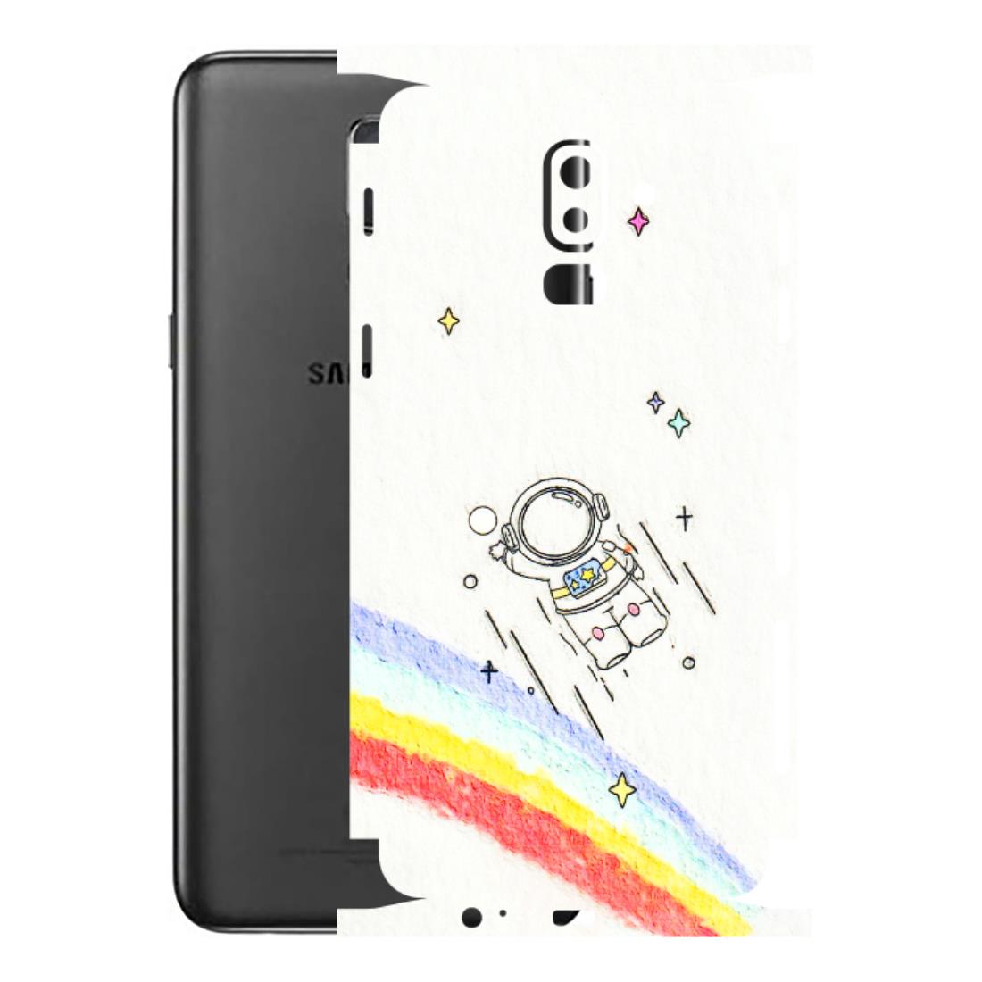 Samsung M/F/Note/Flip and C Phone Skins (All Models) - Milkyway Astronaut - 3D Embossed Finish (L-110) Samsung Galaxy J8 2018