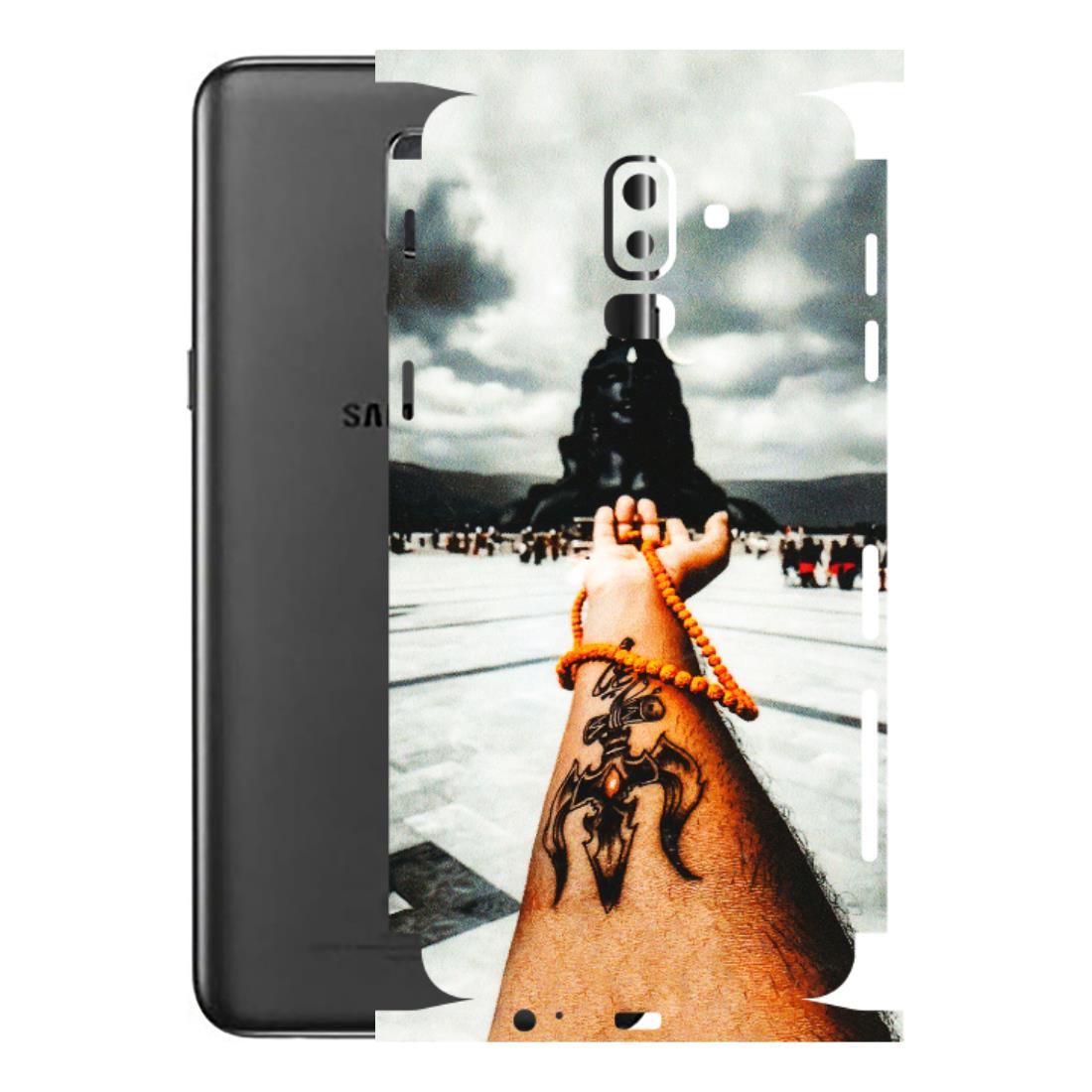 Samsung M/F/Note/Flip and C Phone Skins (All Models) - Jai Adiyogi Mahakaal - 3D Embossed Finish (L-164) Samsung Galaxy J8 2018