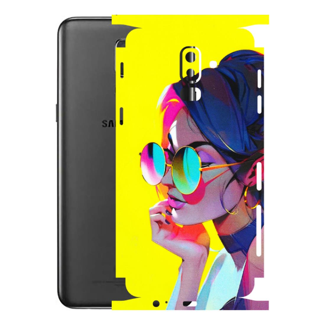 Samsung M/F/Note/Flip and C Phone Skins (All Models) - Bold Stylish Girl - 3D Embossed Finish (L-222) Samsung Galaxy J8 2018
