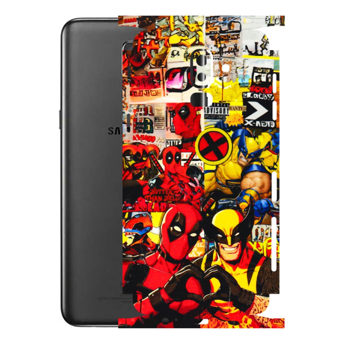 Samsung M/F/Note/Flip and C Phone Skins (All Models) - Spidy Wolverine - 3D Embossed Finish (L-310) Samsung Galaxy J8 2018