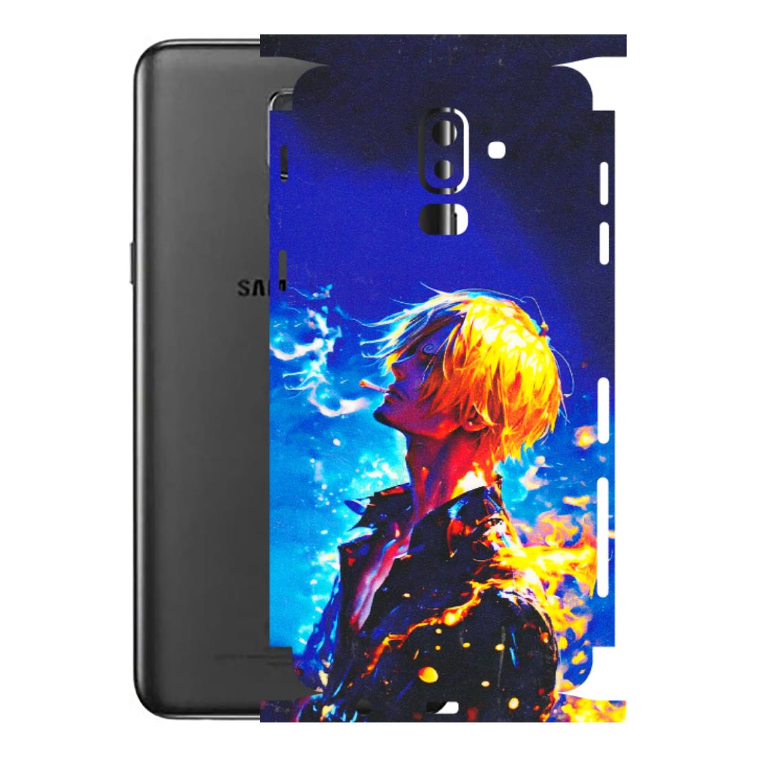 Samsung M/F/Note/Flip and C Phone Skins (All Models) - Sanji Vinsmoke One Piece - 3D Embossed Finish (L-319) Samsung Galaxy J8 2018