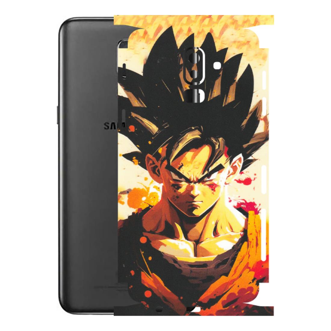 Samsung M/F/Note/Flip and C Phone Skins (All Models) - Angry Goku - Matte Finish (M-12) Samsung Galaxy J8 2018