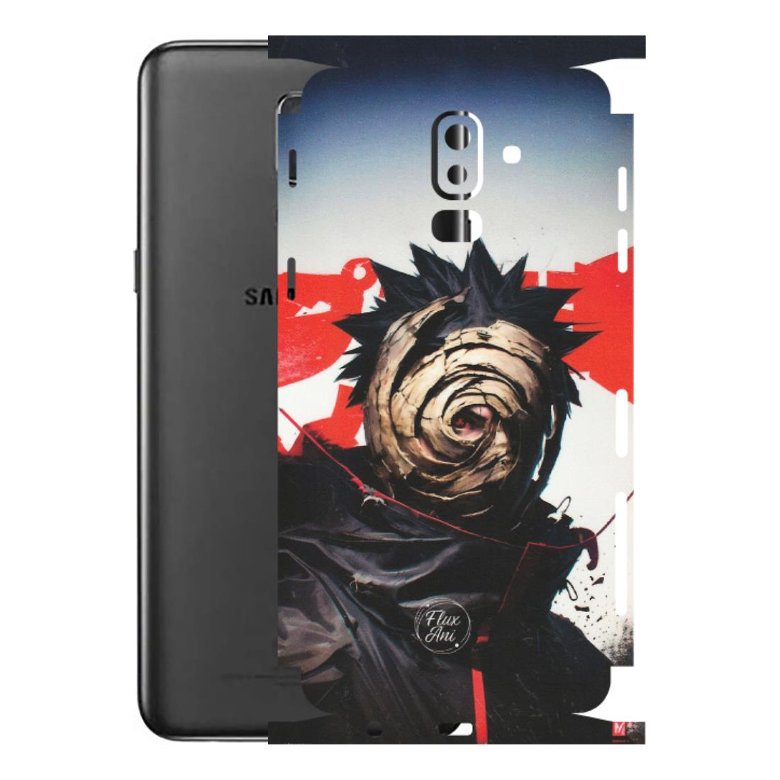 Samsung M/F/Note/Flip and C Phone Skins (All Models) - Obito Uchiha Cool Anime - Matte Finish (M-134) Samsung Galaxy J8 2018