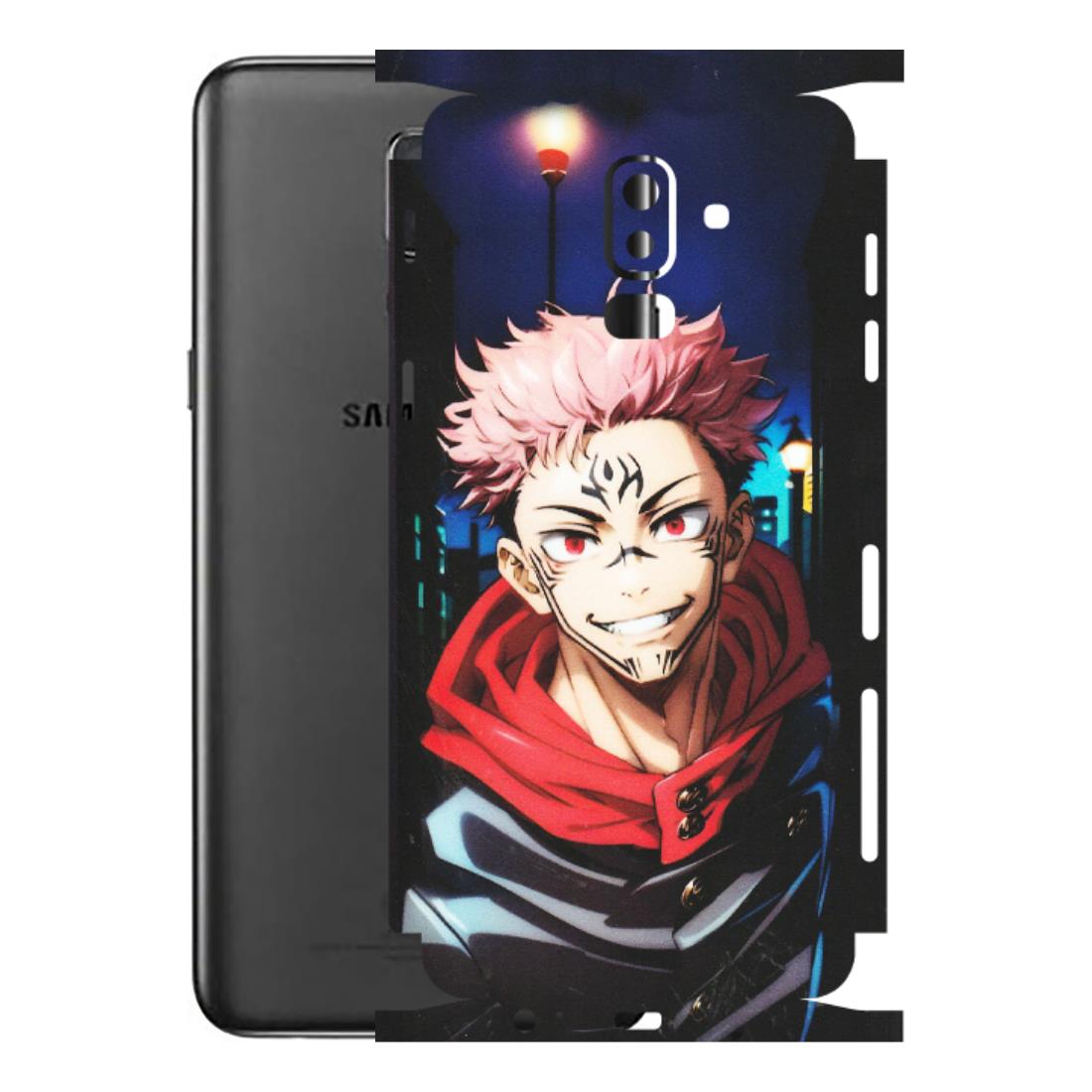 Samsung M/F/Note/Flip and C Phone Skins (All Models) - Yuji Itadori Funny Face Anime - Matte Finish (M-152) Samsung Galaxy J8 2018