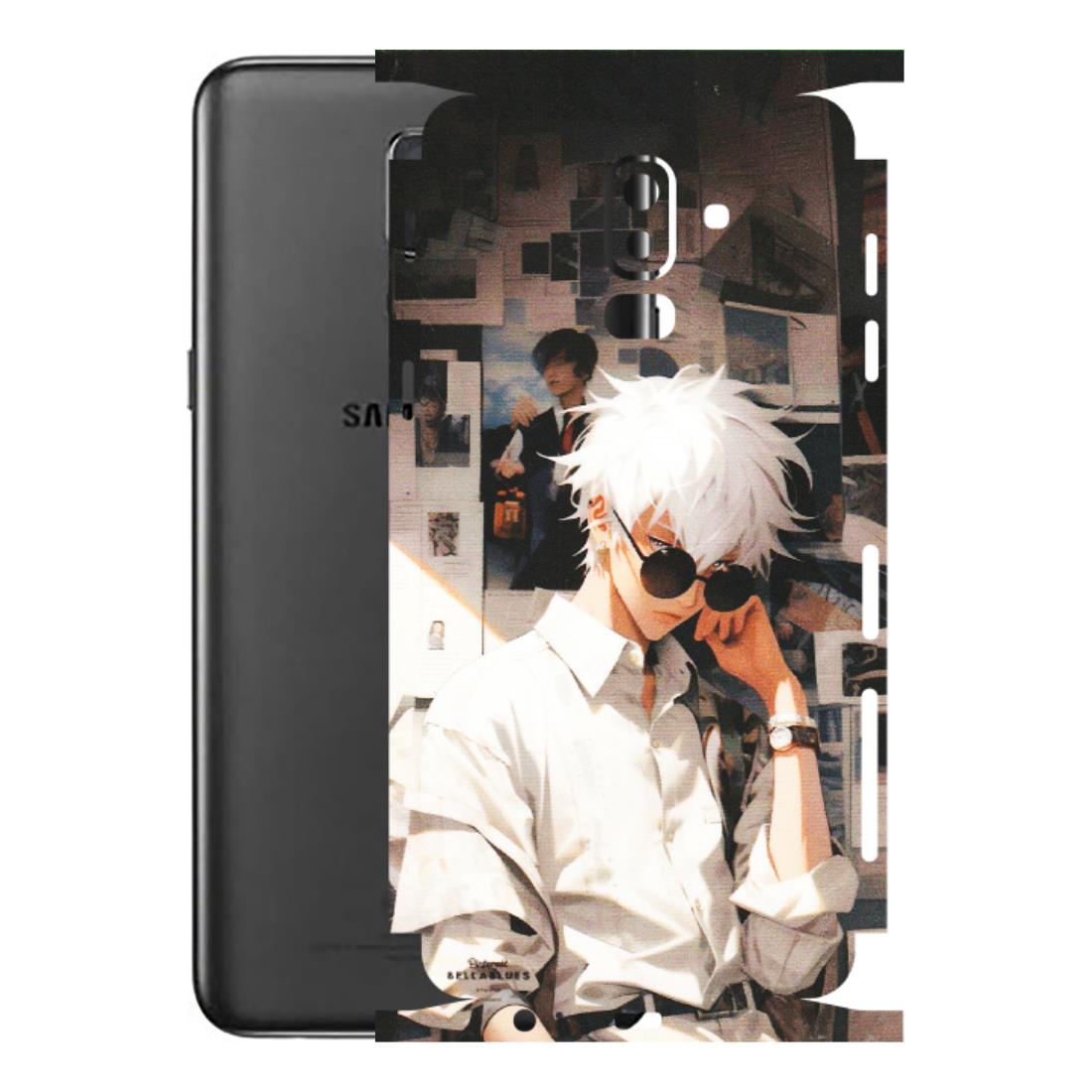 Samsung M/F/Note/Flip and C Phone Skins (All Models) - Gojo Satoru Jujustu Kaisen Anime - Matte Finish (M-156) Samsung Galaxy J8 2018