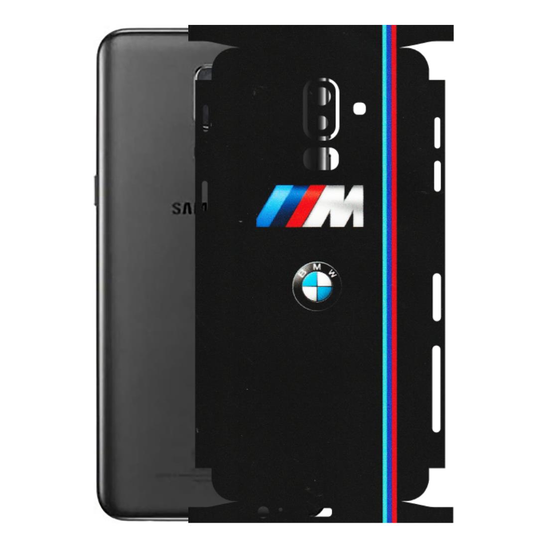 Samsung M/F/Note/Flip and C Phone Skins (All Models) - Styling With Black BMW - Matte Finish (M-74) Samsung Galaxy J8 2018