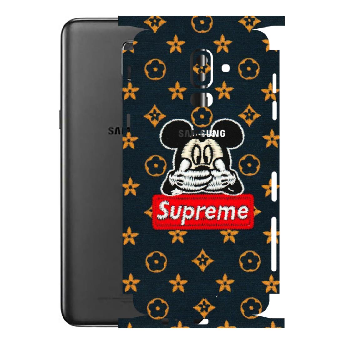 Samsung M/F/Note/Flip and C Phone Skins (All Models) - Mickey Supreme - Matte Finish (M-83) Samsung Galaxy J8 2018