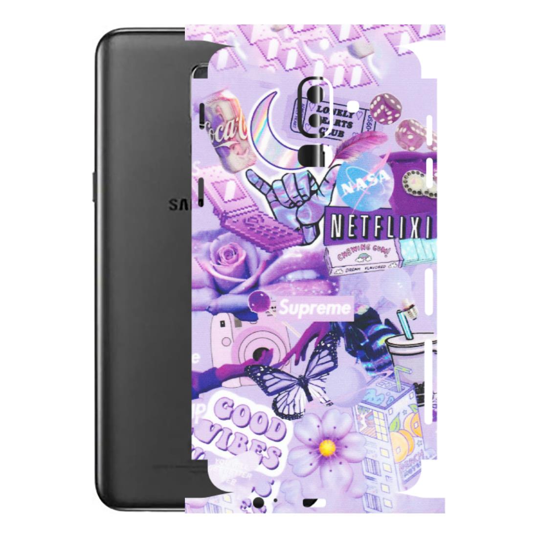 Samsung M/F/Note/Flip and C Phone Skins (All Models) - Supreme Purple Magic - Matte Finish (M-88) Samsung Galaxy J8 2018