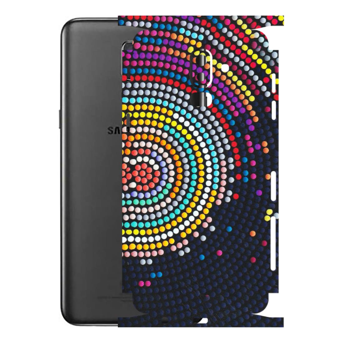 Samsung M/F/Note/Flip and C Phone Skins (All Models) - Rainbow Dot Mandala - Matte Finish (M-97) Samsung Galaxy J8 2018