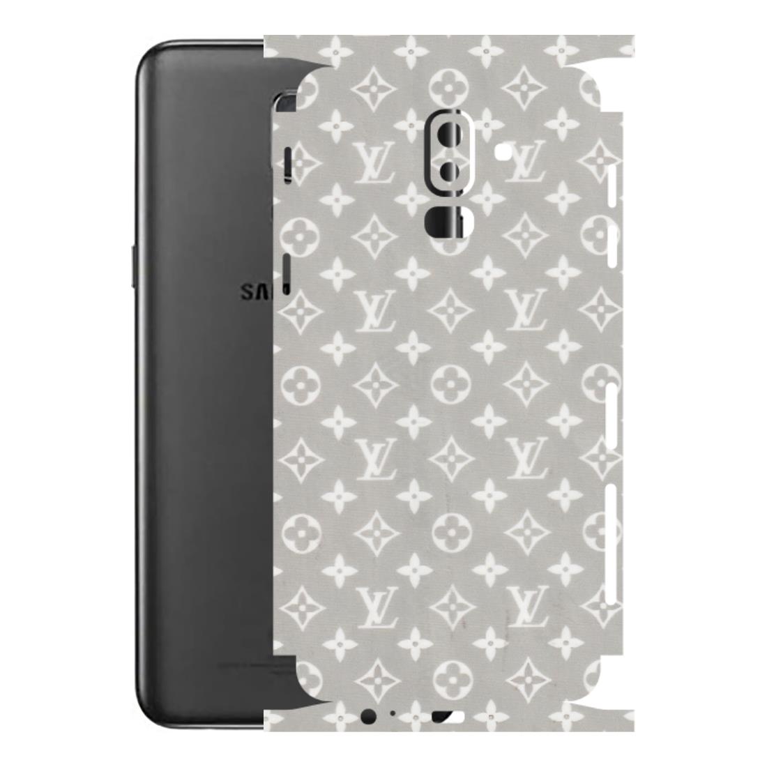 Samsung M/F/Note/Flip and C Phone Skins (All Models) - Luxury Brands Logo - Transparent Finish (T-07) Samsung Galaxy J8 2018