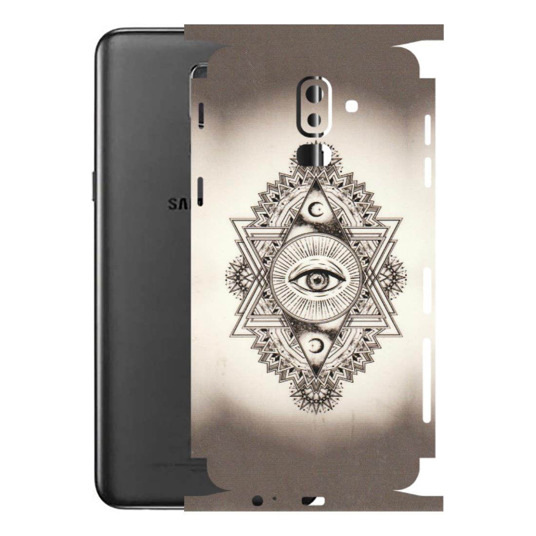 Samsung M/F/Note/Flip and C Phone Skins (All Models) - Illuminati Great Eye - Transparent Finish (T-14) Samsung Galaxy J8 2018