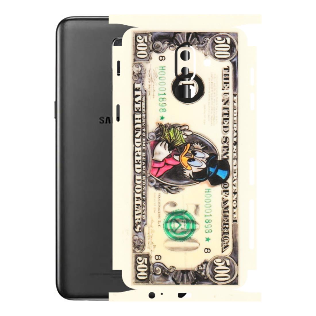 Samsung M/F/Note/Flip and C Phone Skins (All Models) - Five Hundred Dollar Duck - Transparent Finish (T-15) Samsung Galaxy J8 2018
