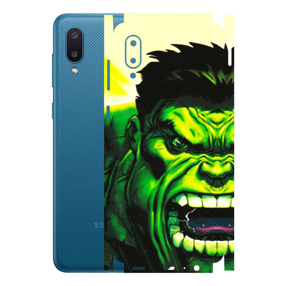 Samsung M/F/Note/Flip and C Phone Skins (All Models) - Hulk - 3D Embossed Finish (L-180) Samsung Galaxy M02