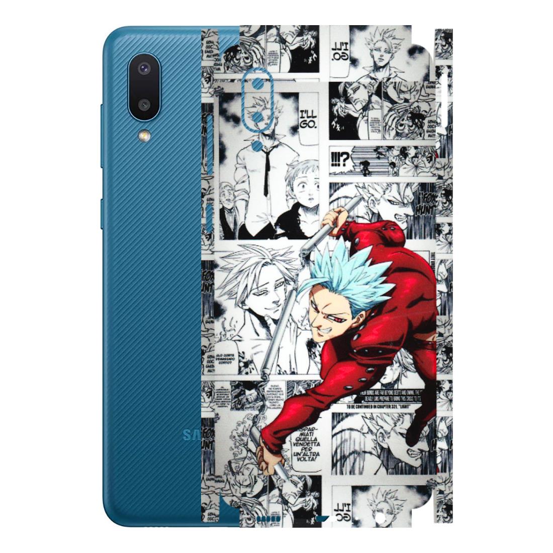 Samsung M/F/Note/Flip and C Phone Skins (All Models) - Anime Comic - 3D Embossed Finish (L-192) Samsung Galaxy M02