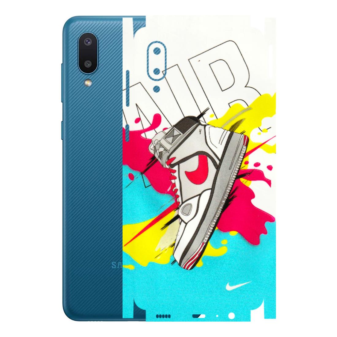 Samsung M/F/Note/Flip and C Phone Skins (All Models) - Sneaker - 3D Embossed Finish (L-207) Samsung Galaxy M02