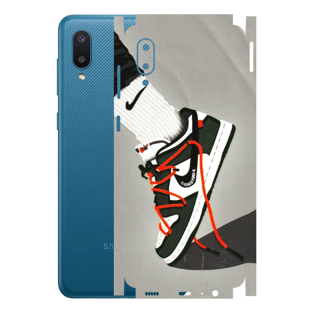 Samsung M/F/Note/Flip and C Phone Skins (All Models) - New Grey Sneaker - 3D Embossed Finish (L-261) Samsung Galaxy M02