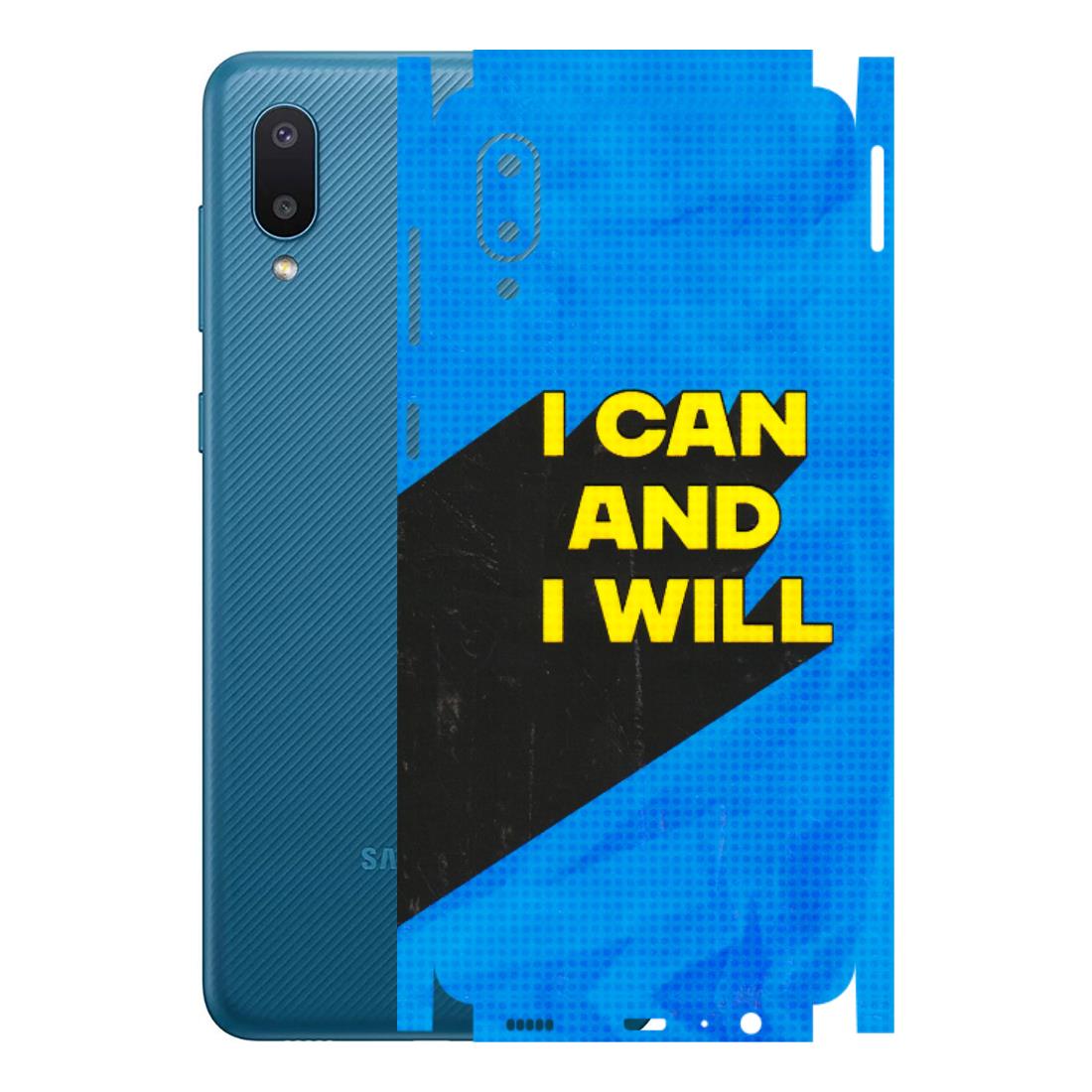 Samsung M/F/Note/Flip and C Phone Skins (All Models) - I Can And I Will - 3D Embossed Finish (L-281) Samsung Galaxy M02