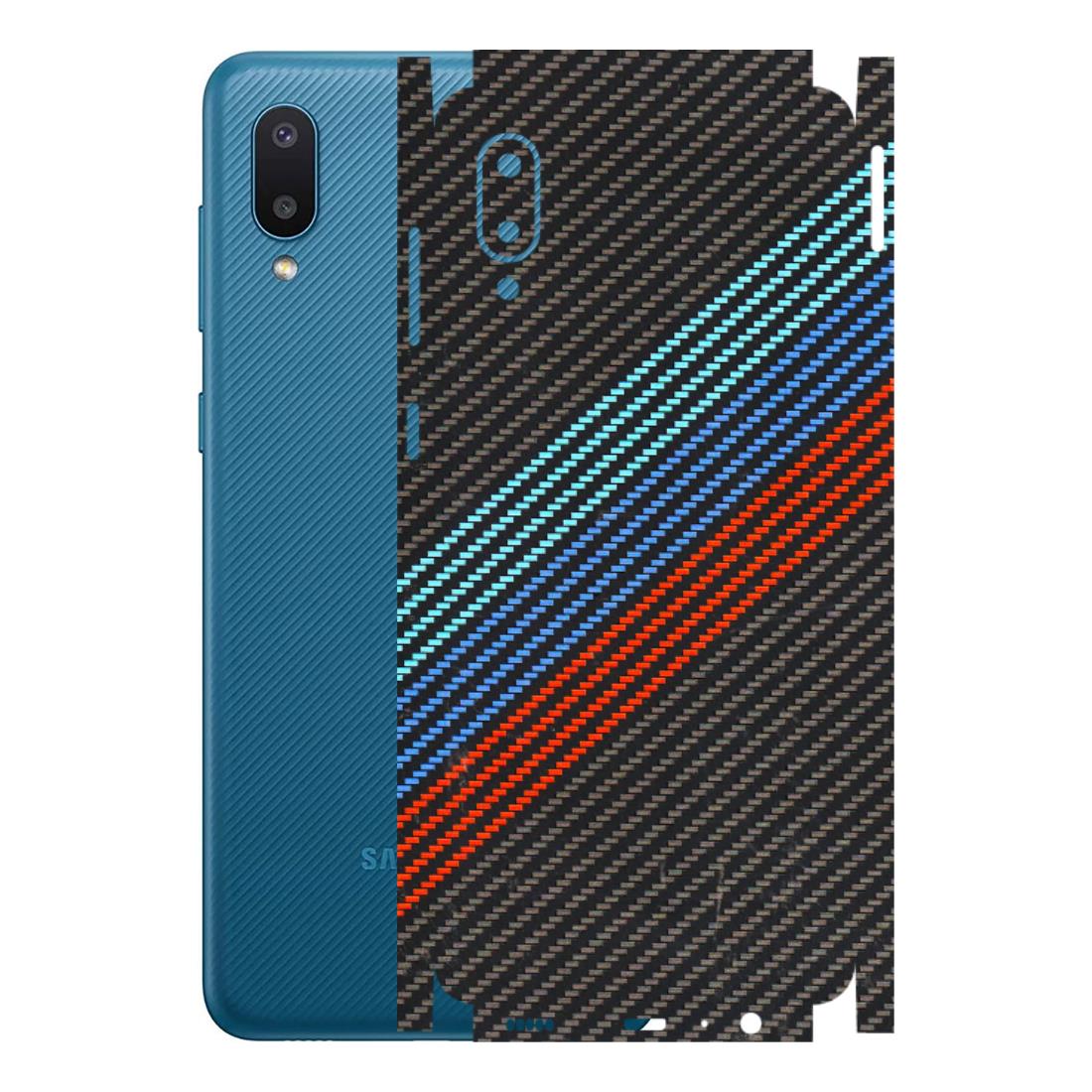 Samsung M/F/Note/Flip and C Phone Skins (All Models) - Carbon BM - 3D Embossed Finish (L-302) Samsung Galaxy M02