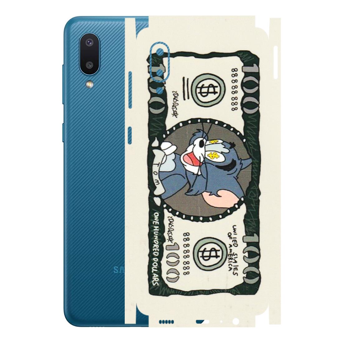 Samsung M/F/Note/Flip and C Phone Skins (All Models) - Tom Hundred Dollar - 3D Embossed Finish (L-324) Samsung Galaxy M02