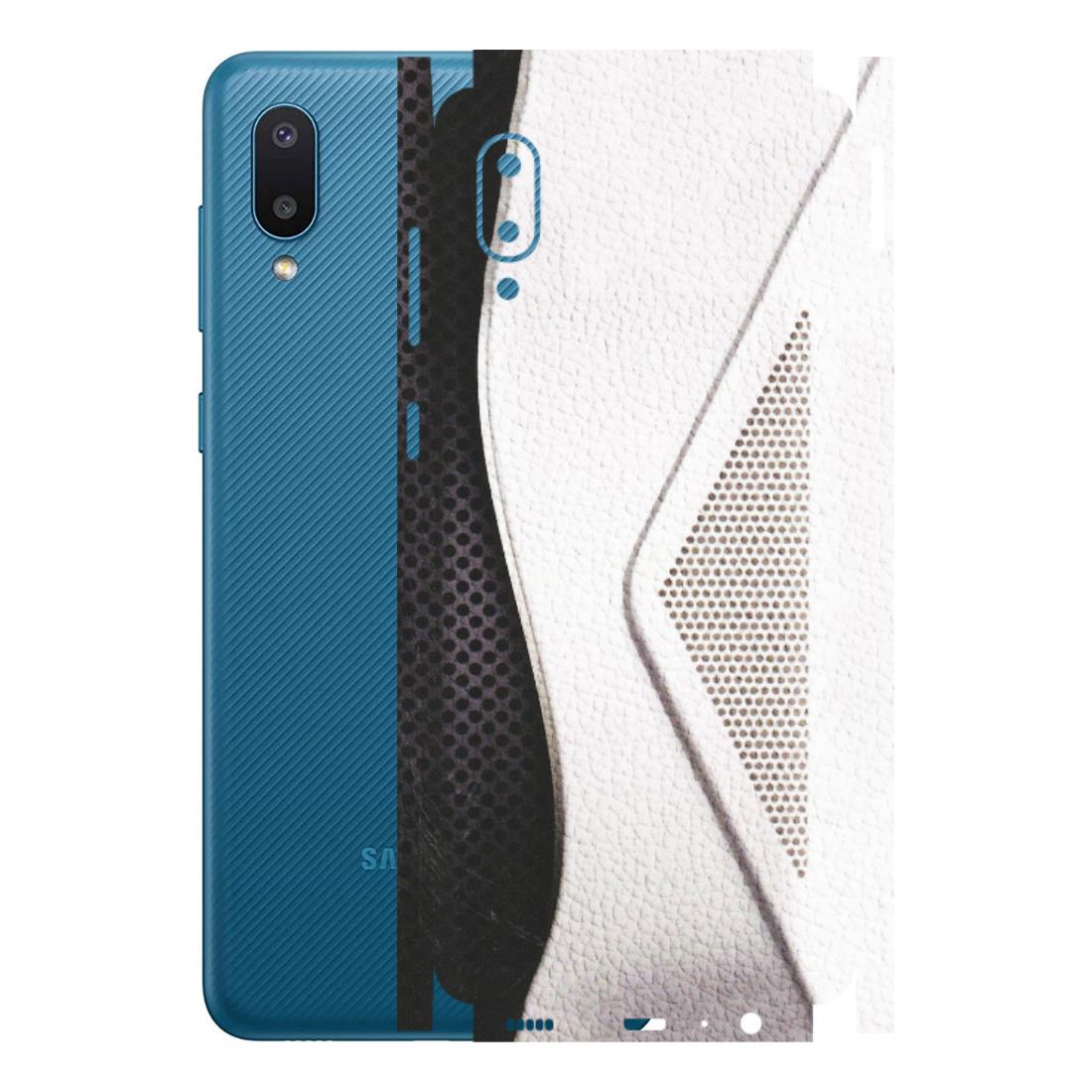 Samsung M/F/Note/Flip and C Phone Skins (All Models) - Black And White Iconic Convoy - Matte Finish (M-149) Samsung Galaxy M02