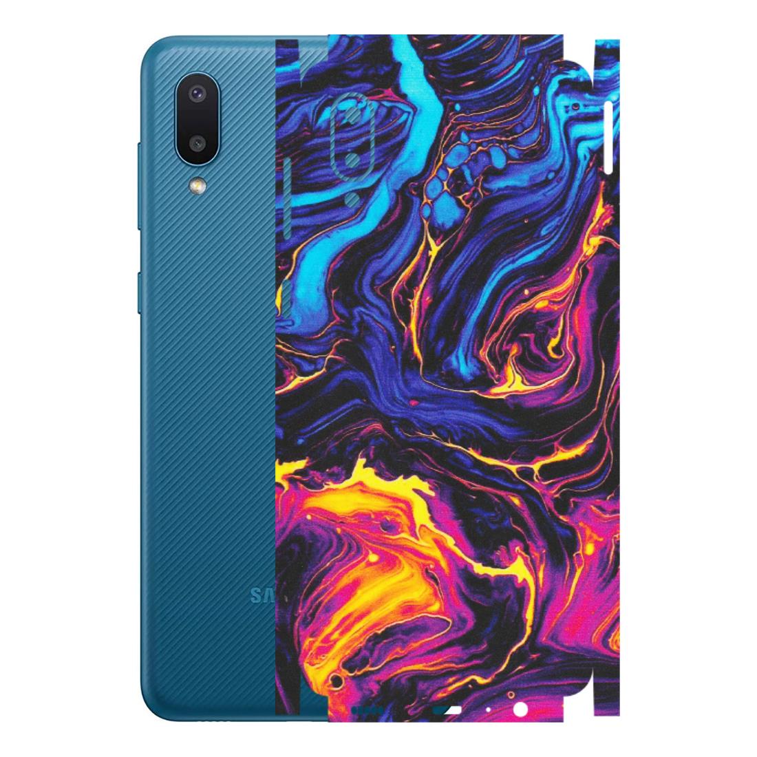 Samsung M/F/Note/Flip and C Phone Skins (All Models) - Abstract Paint Classy - Matte Finish (M-15) Samsung Galaxy M02