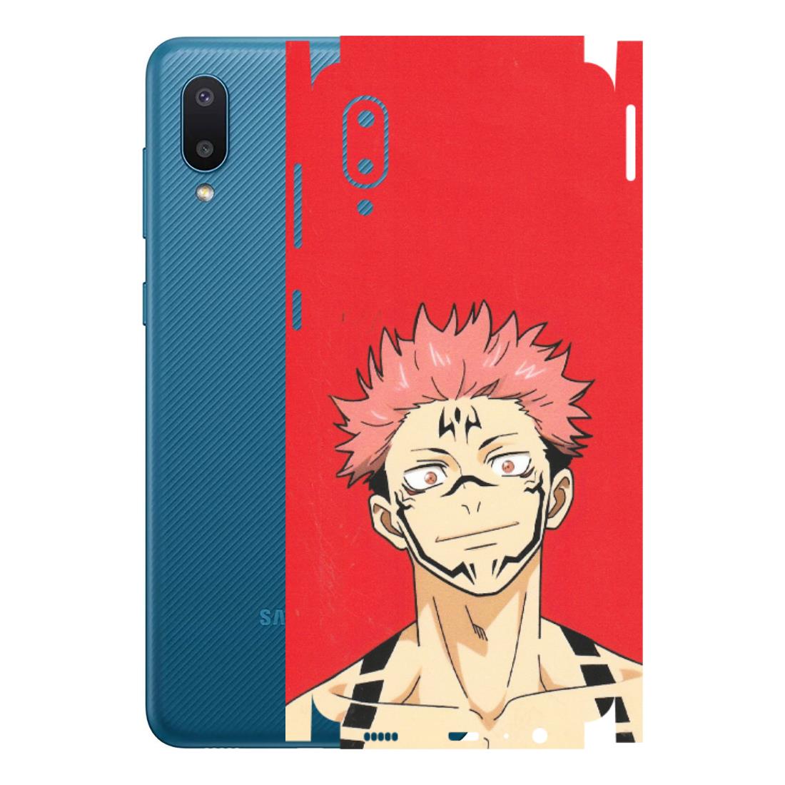 Samsung M/F/Note/Flip and C Phone Skins (All Models) - Ryomen Sukuna Fun Anime - Matte Finish (M-153) Samsung Galaxy M02