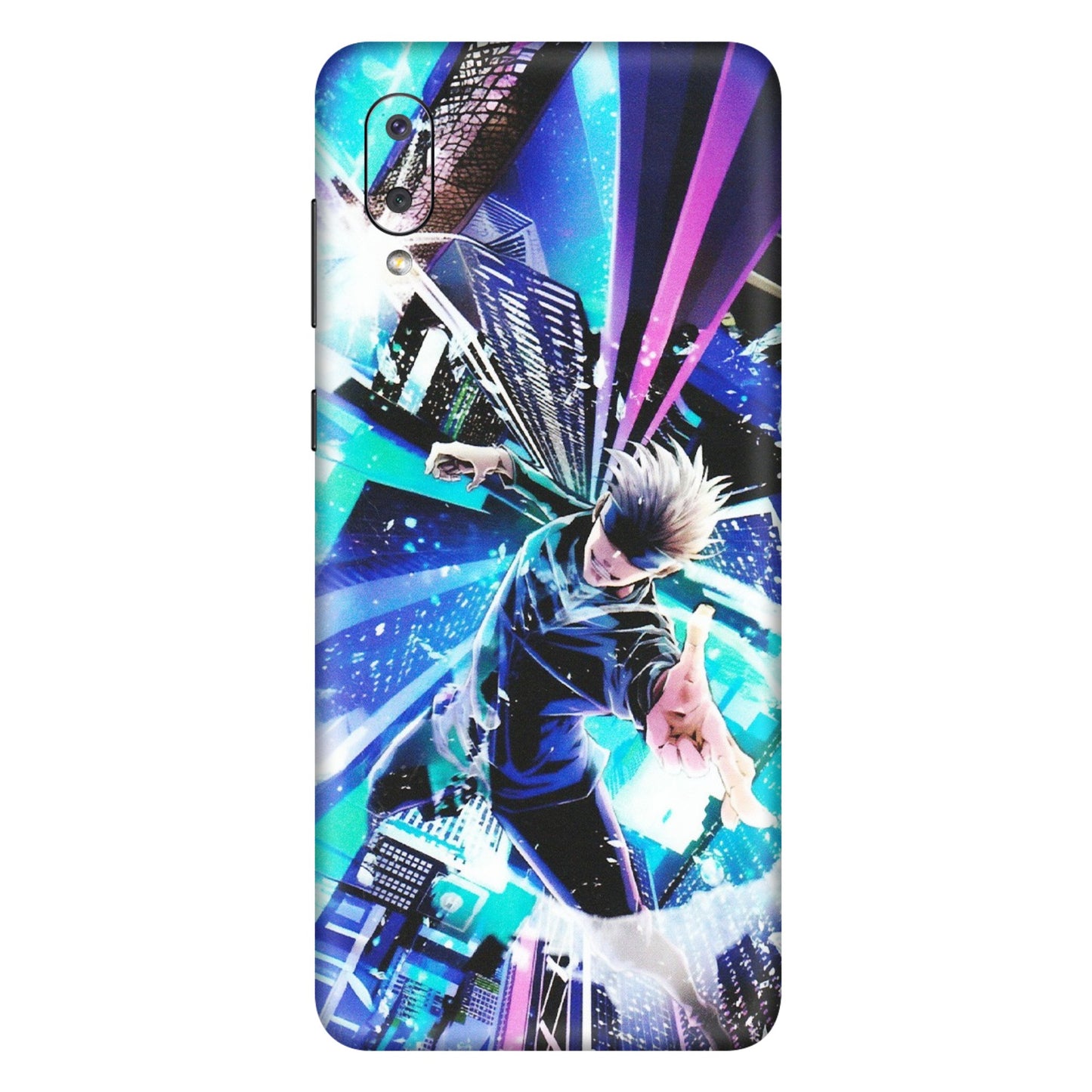 Samsung M/F/Note/Flip and C Phone Skins (All Models) - Manga Action Jujustu Kaisen Anime - Matte Finish (M-155) Samsung Galaxy M02