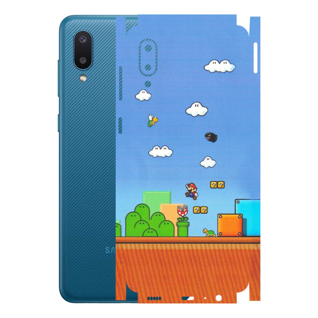 Samsung M/F/Note/Flip and C Phone Skins (All Models) - Mario Game Scene - Matte Finish (M-24) Samsung Galaxy M02