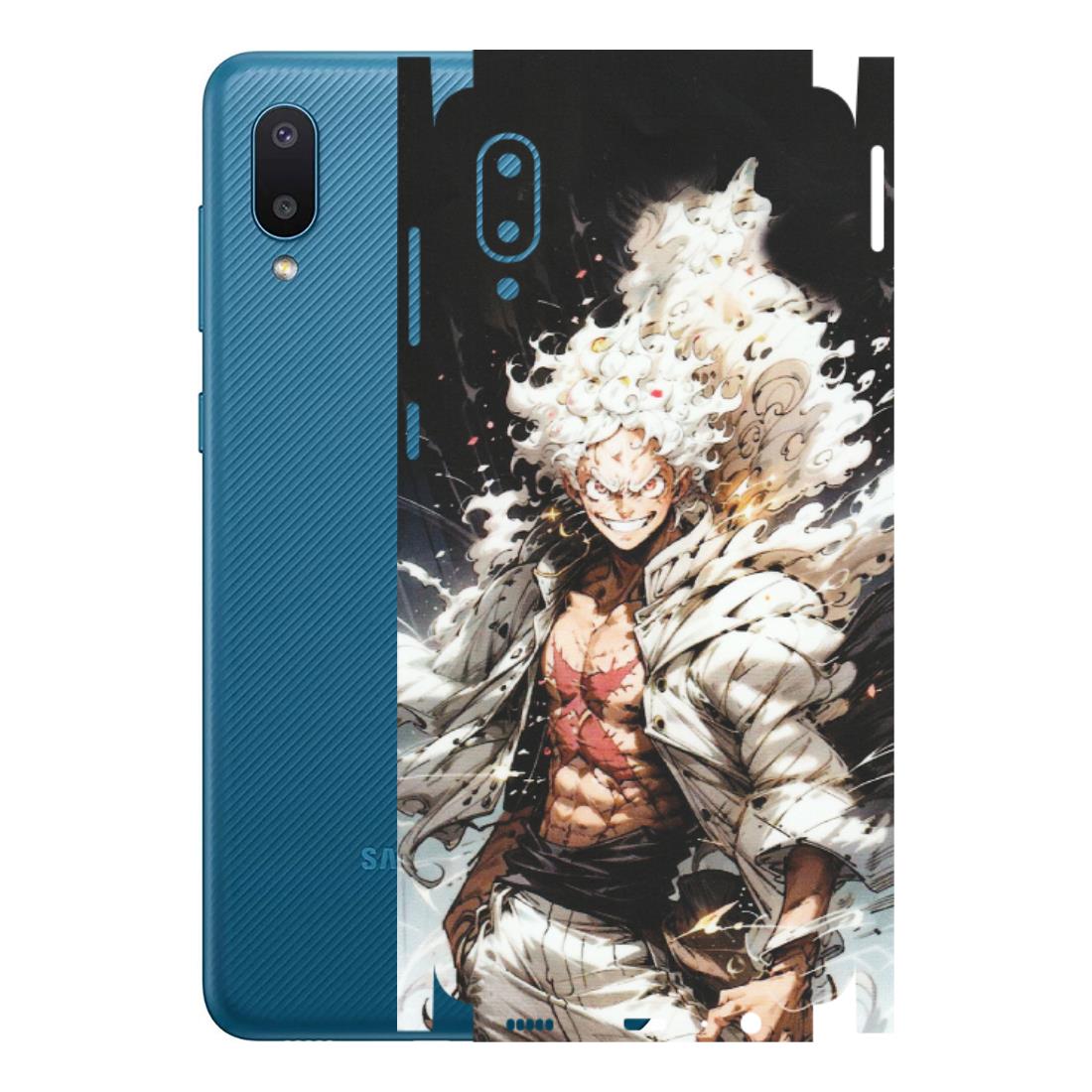 Samsung M/F/Note/Flip and C Phone Skins (All Models) - Anime Angry Classy Character - Matte Finish (M-34) Samsung Galaxy M02