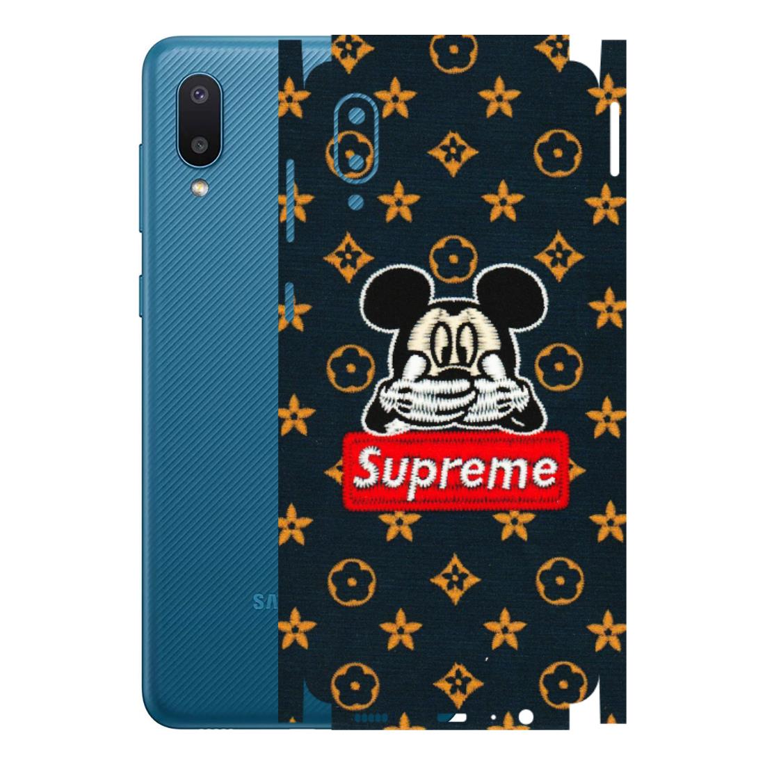 Samsung M/F/Note/Flip and C Phone Skins (All Models) - Mickey Supreme - Matte Finish (M-83) Samsung Galaxy M02