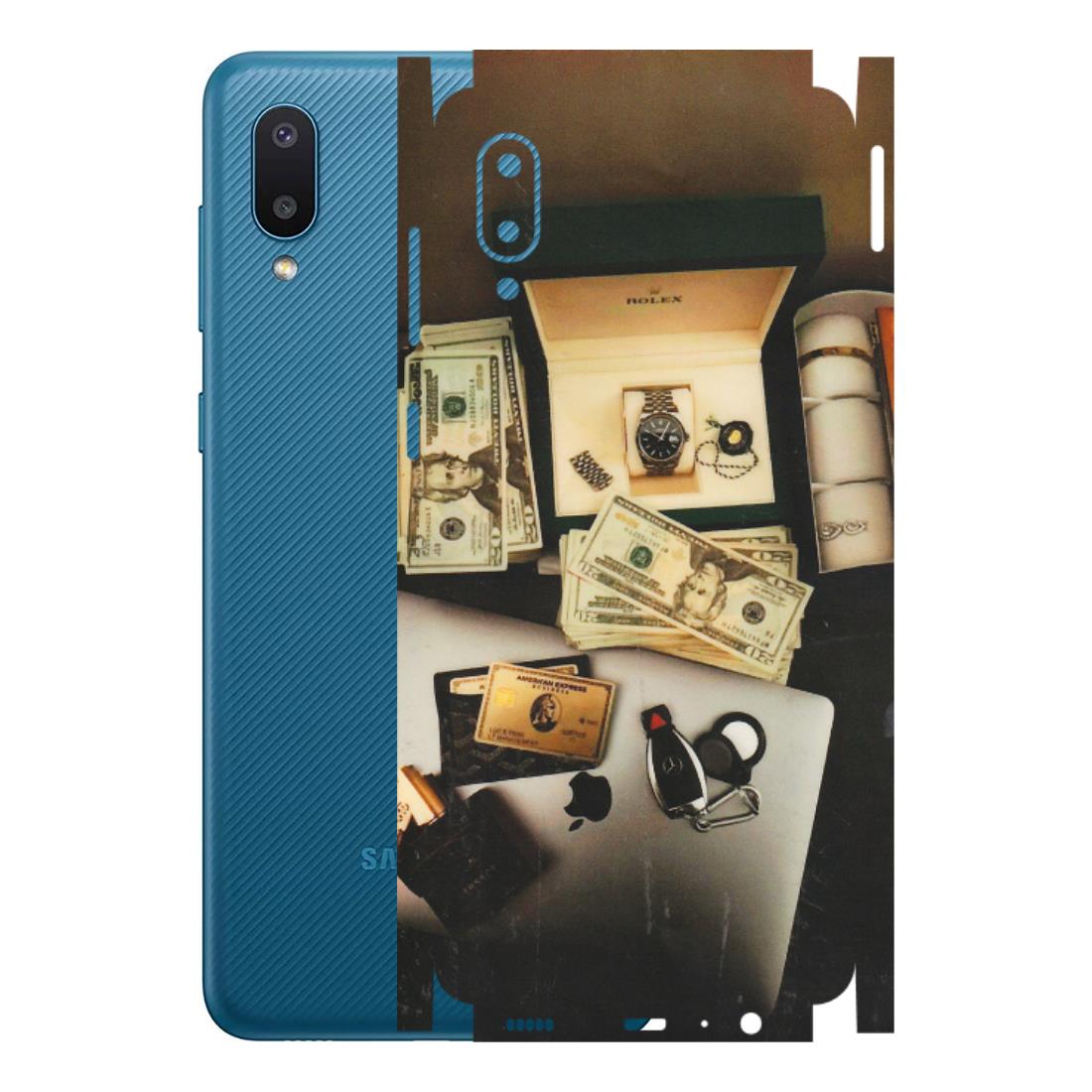 Samsung M/F/Note/Flip and C Phone Skins (All Models) - Luxury Lifestyle - Transparent Finish (T-11) Samsung Galaxy M02